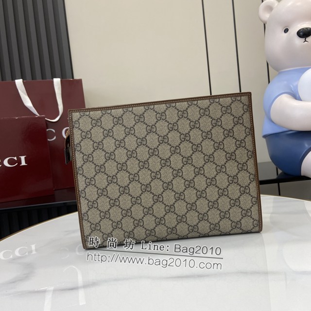 Gucci專櫃古馳最新款男士手拿包手包 jh2175型號：621890